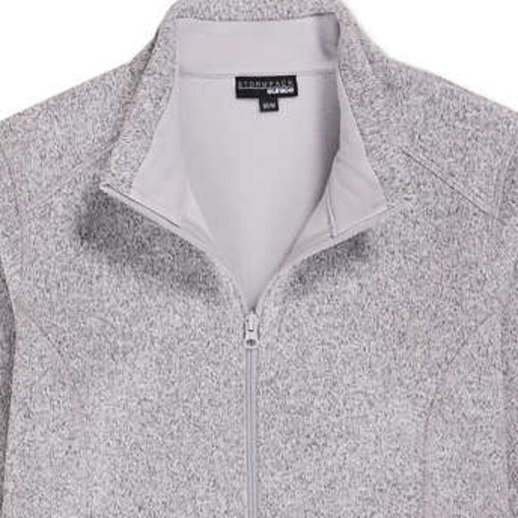 NWOT Stormpack Sunice Bonded Full Zip Fleece Jacket | Grey - Picture 2 of 8